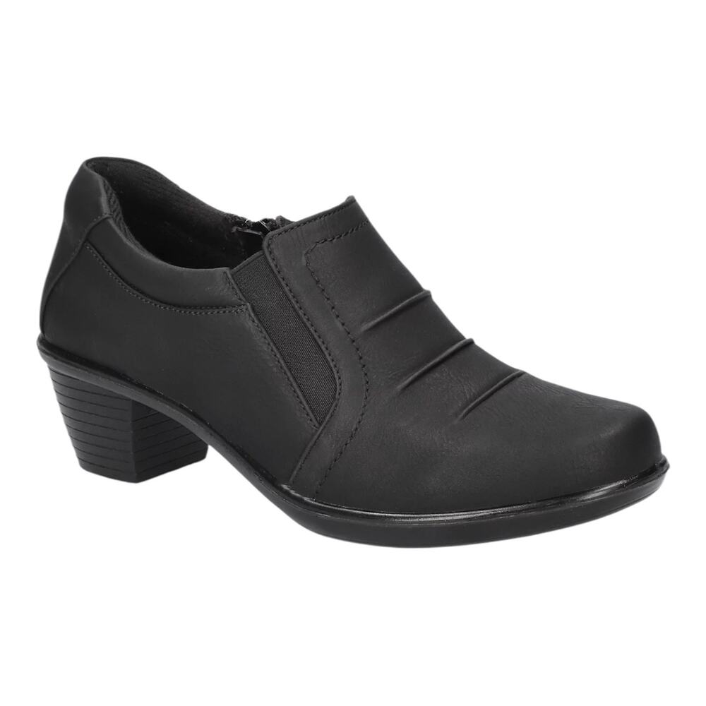 Easy Street Women's Chipper Comfort Shootie Booties Black Size 7 1/2 W